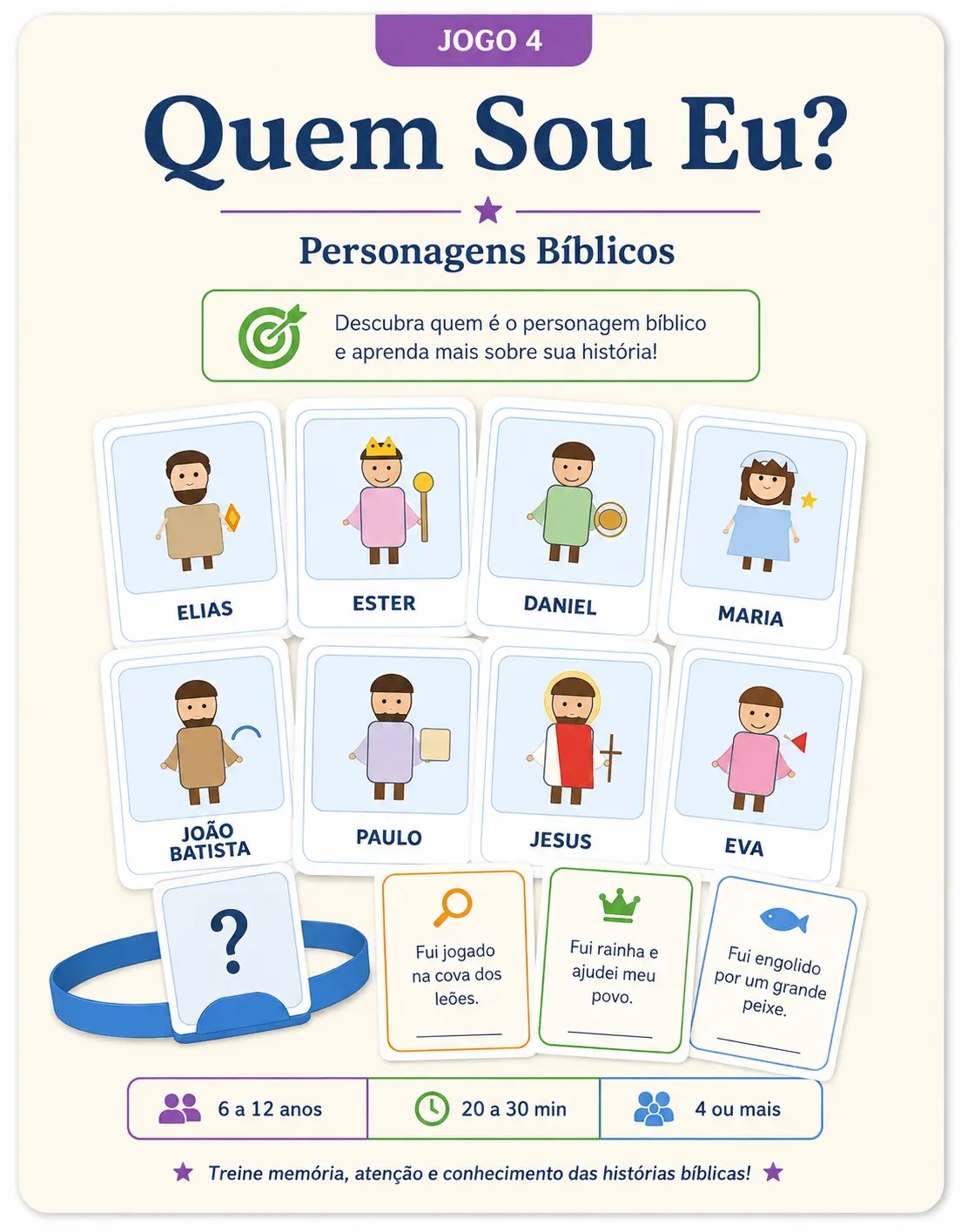 Jogos personagens bíblicos